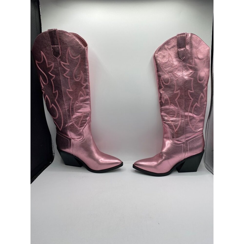 Madden Girl Pink Over the Knee Boots
